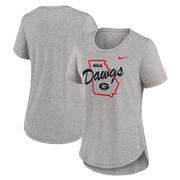 Georgia Nike Women's Triblend Local Tee